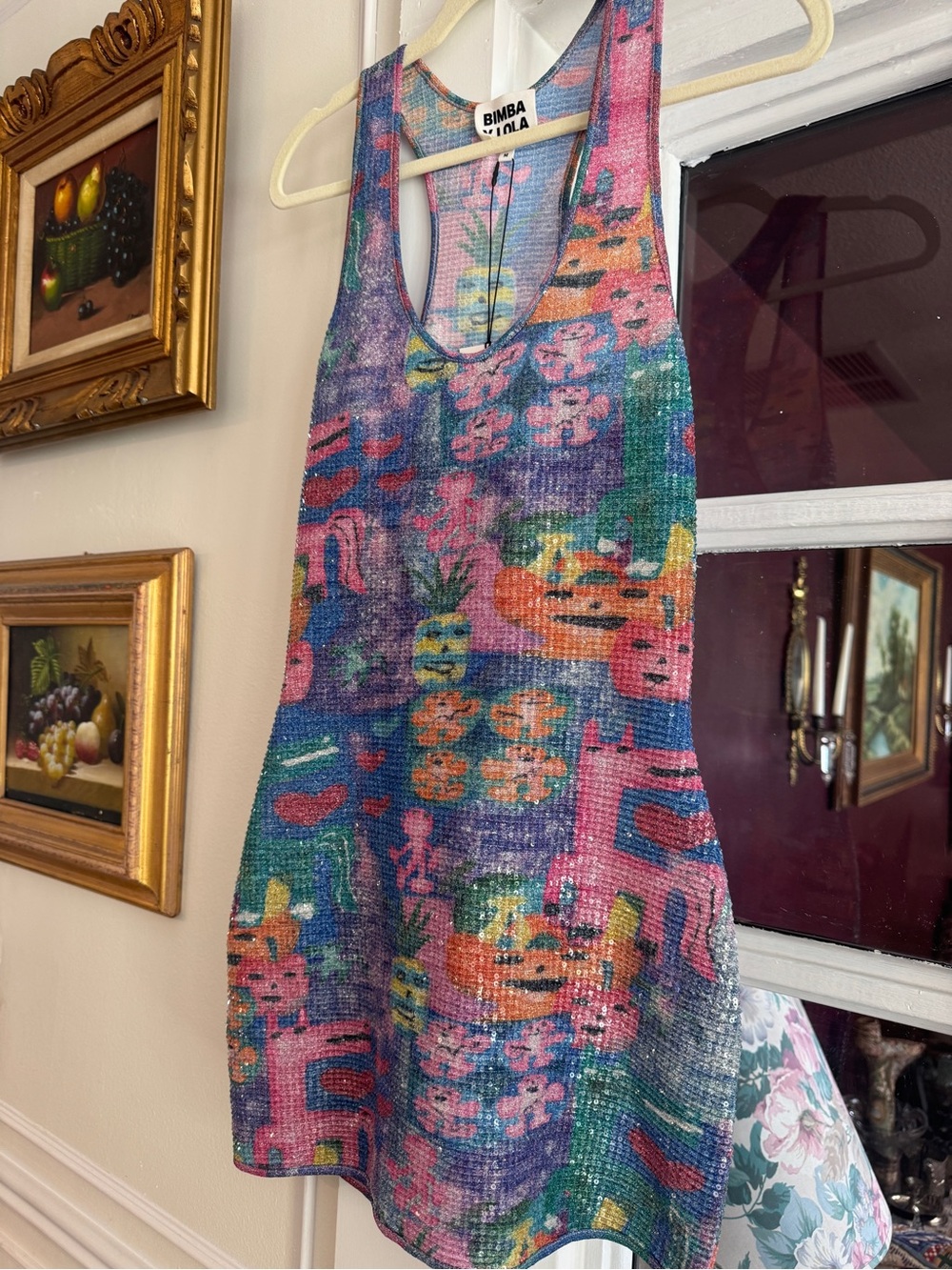 BIMBA Y LOLA Colorful Knit Tank Dress - Multicolor